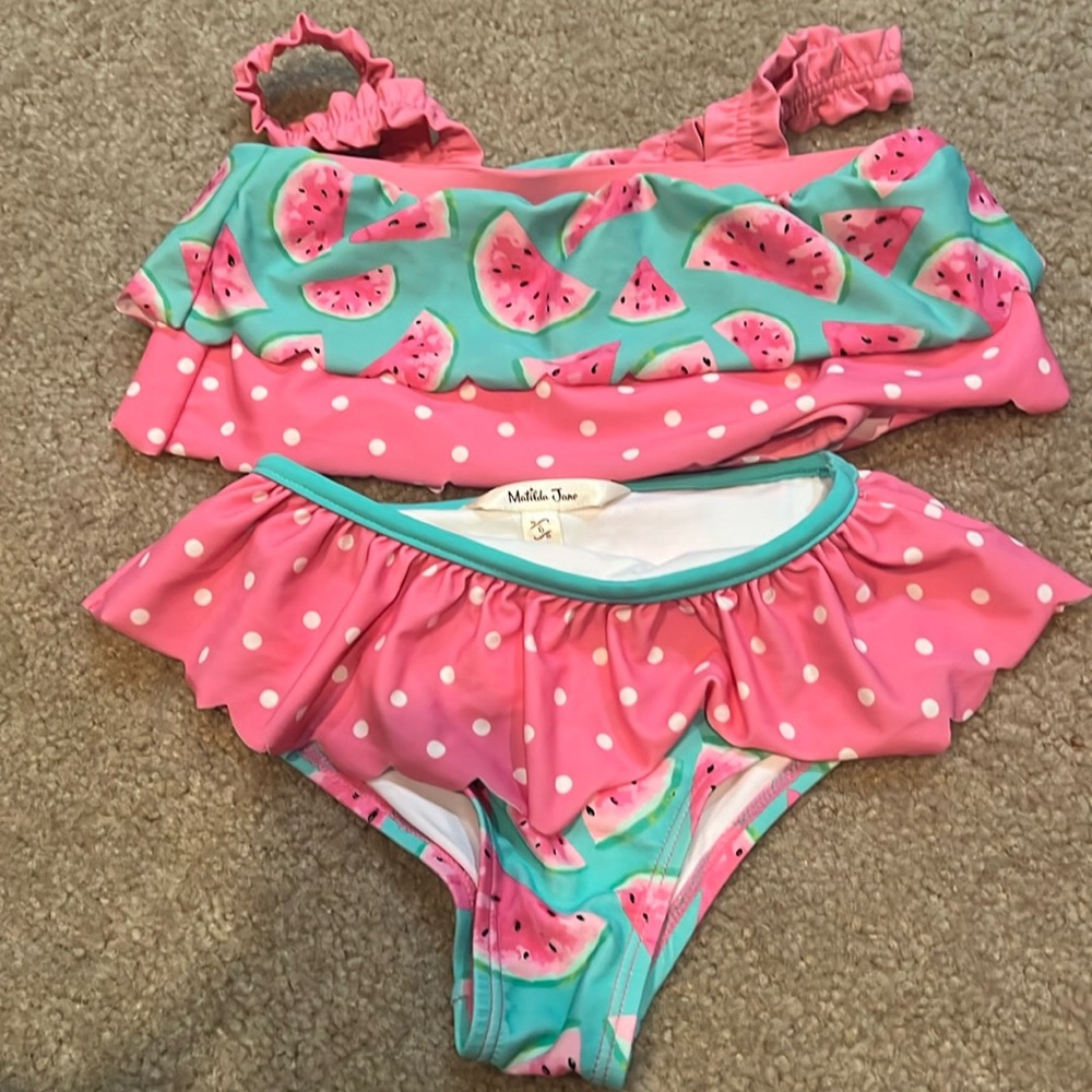 Matilda jane NWOT watermelon bikini size 6